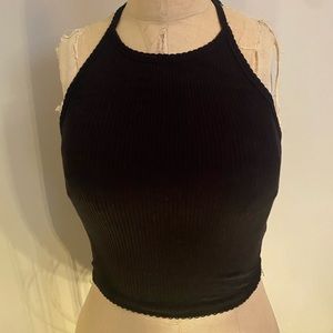 forever 21 halter top black